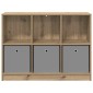 vidaXL Πλαϊνό γραφείο Artisan Oak 102 x 32 x 73,5 εκ