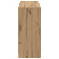 vidaXL Πλαϊνό γραφείο Artisan Oak 102 x 32 x 73,5 εκ