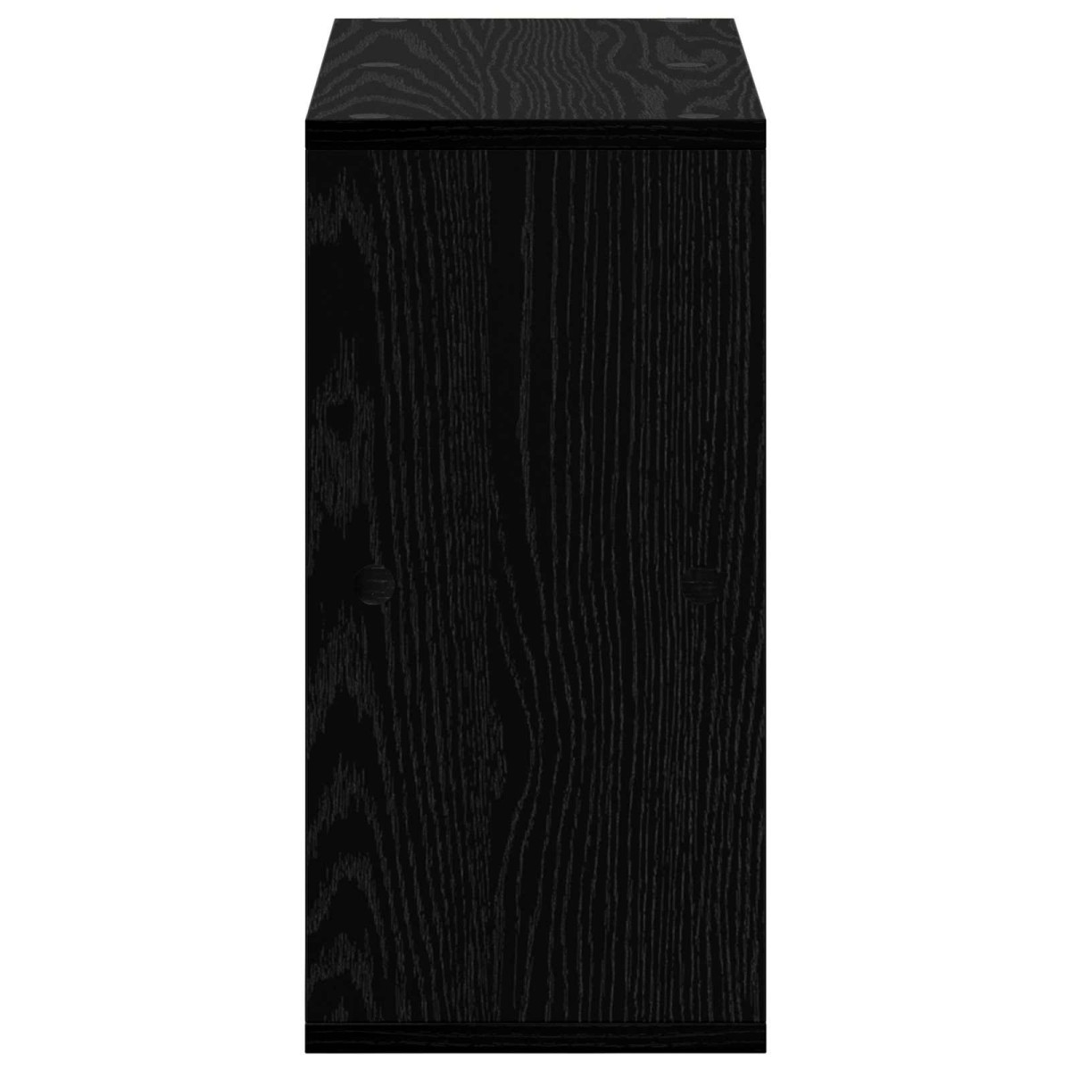 vidaXL Πλαϊνό γραφείο με συρτάρι Μαύρη Οξυά 49,5 x 22 x 47 εκ