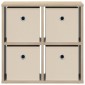 vidaXL Πλαϊνό γραφείο με συρτάρι Δρύς Sonoma 49,5 x 22 x 47 εκ
