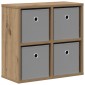 vidaXL Πλαϊνό γραφείο Artisan Oak 49,5 x 22 x 47 εκ