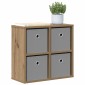 vidaXL Πλαϊνό γραφείο Artisan Oak 49,5 x 22 x 47 εκ