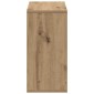 vidaXL Πλαϊνό γραφείο Artisan Oak 49,5 x 22 x 47 εκ