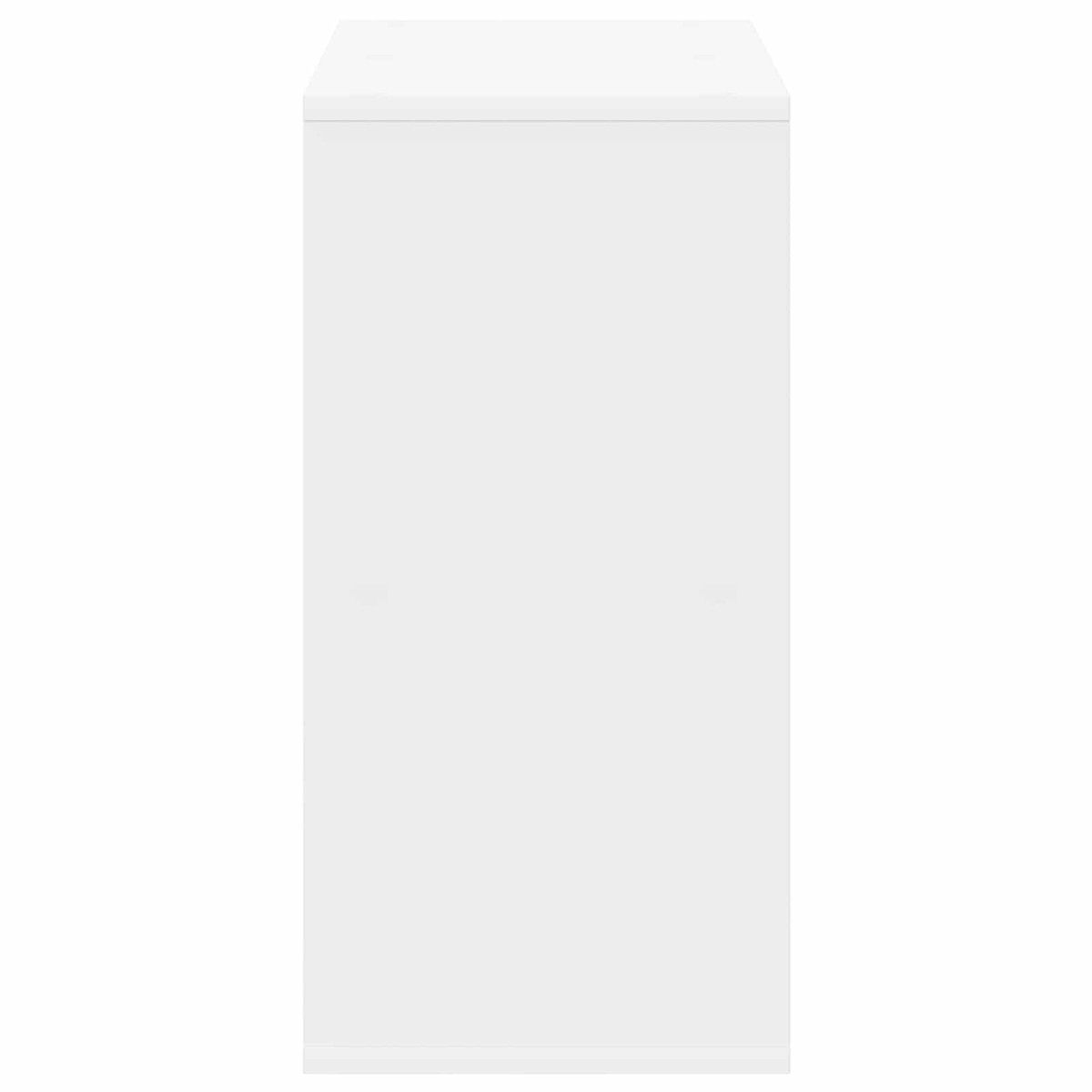 vidaXL Πλαϊνό γραφείο με συρτάρι Λευκό 59,5 x 27 x 57 εκ