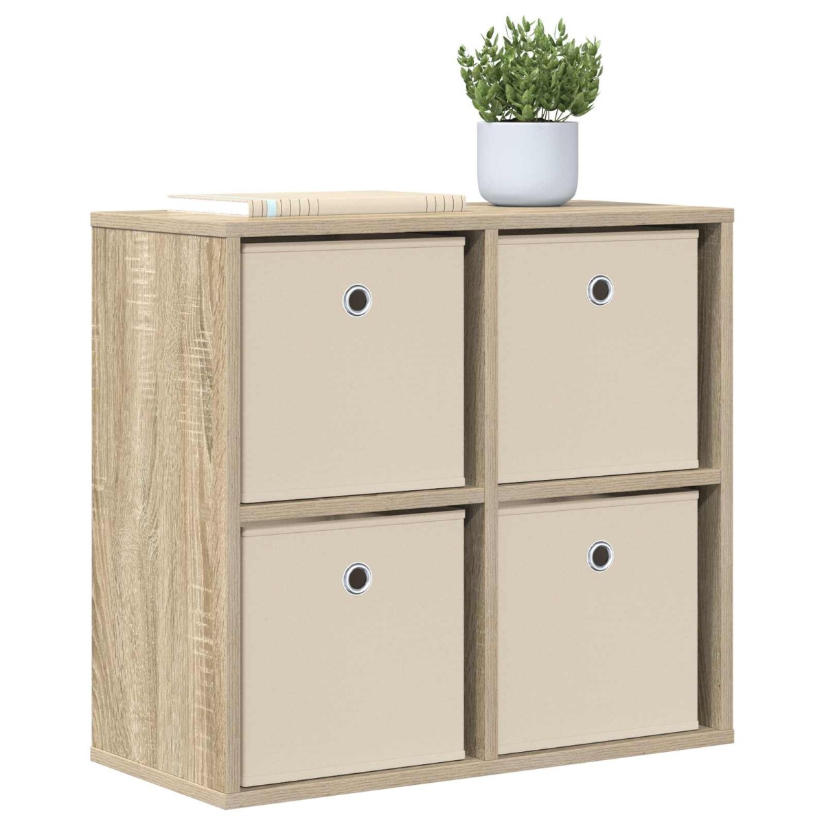 vidaXL Πλαϊνό γραφείο με συρτάρι Δρύς Sonoma 59,5 x 27 x 57 εκ