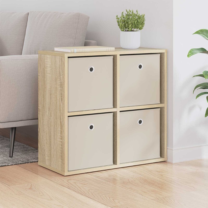 vidaXL Πλαϊνό γραφείο με συρτάρι Δρύς Sonoma 59,5 x 27 x 57 εκ