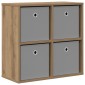 vidaXL Πλαϊνό γραφείο Artisan Oak 59,5 x 27 x 57 εκ