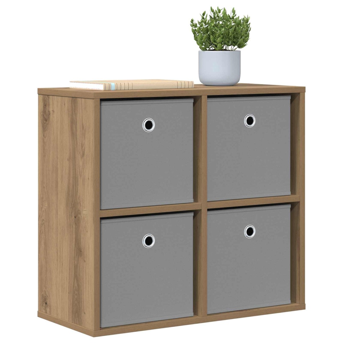 vidaXL Πλαϊνό γραφείο Artisan Oak 59,5 x 27 x 57 εκ