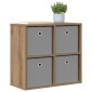 vidaXL Πλαϊνό γραφείο Artisan Oak 59,5 x 27 x 57 εκ