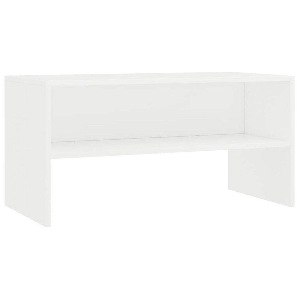 vidaXL Έπιπλο Τηλεόρασης Λευκό 80 x 40 x 40 εκ. από Επεξ. Ξύλο