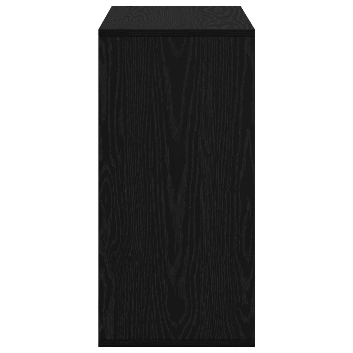 vidaXL Πλαϊνό γραφείο με συρτάρι Μαύρη Οξυά 68,5 x 32 x 67 εκ