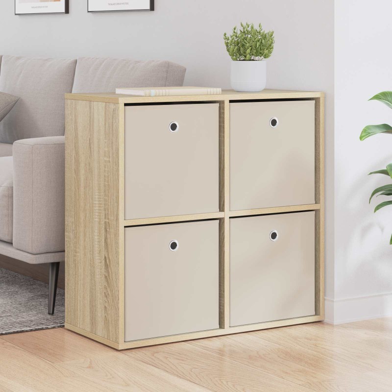 vidaXL Πλαϊνό γραφείο με συρτάρι Δρύς Sonoma 68,5 x 32 x 67 εκ