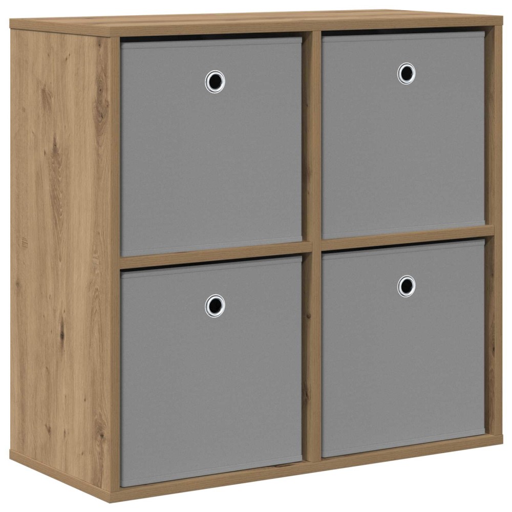 vidaXL Πλαϊνό γραφείο Artisan Oak 68,5 x 32 x 67 εκ
