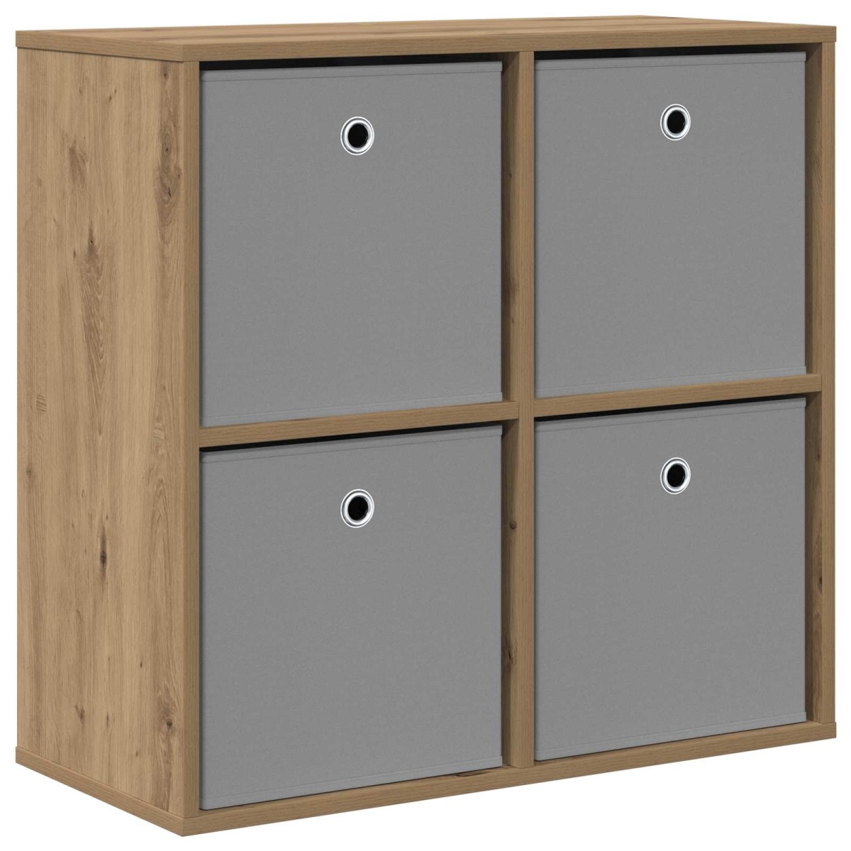 vidaXL Πλαϊνό γραφείο Artisan Oak 68,5 x 32 x 67 εκ