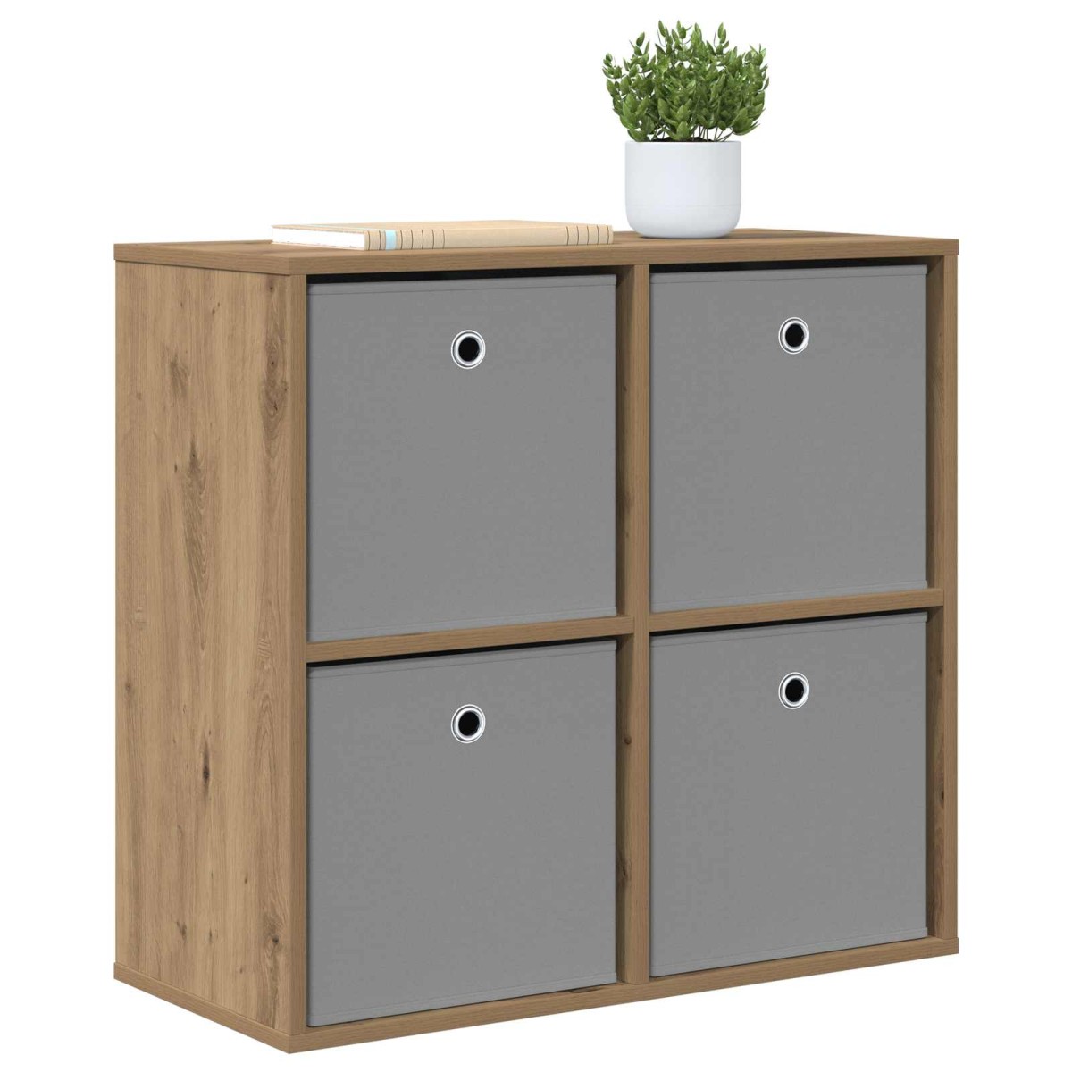 vidaXL Πλαϊνό γραφείο Artisan Oak 68,5 x 32 x 67 εκ