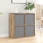 vidaXL Πλαϊνό γραφείο Artisan Oak 68,5 x 32 x 67 εκ