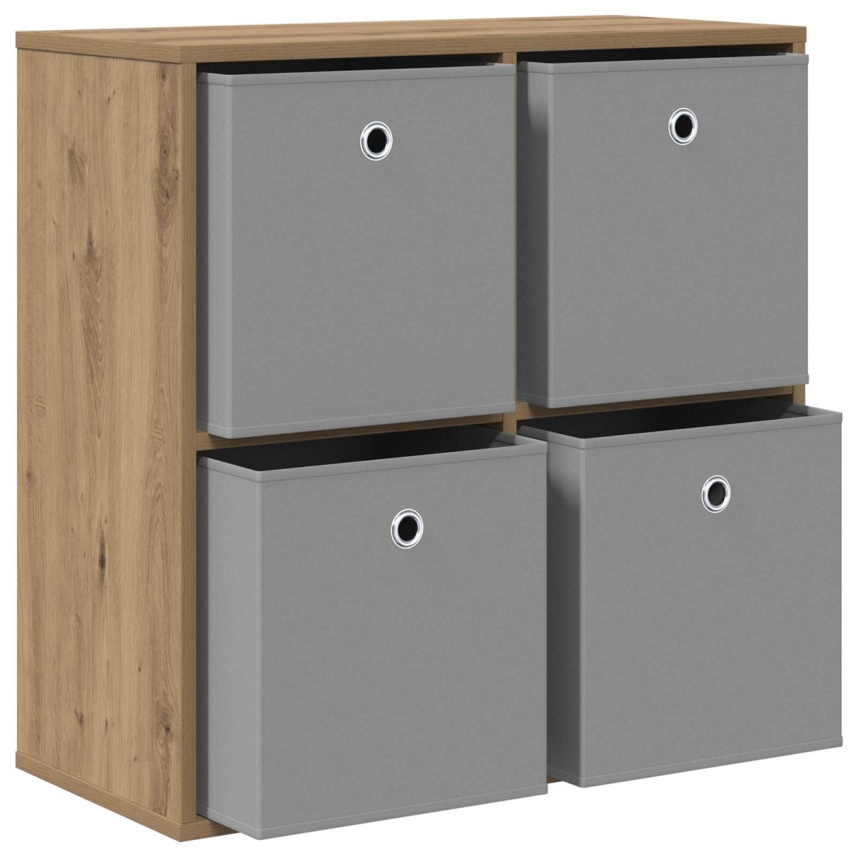 vidaXL Πλαϊνό γραφείο Artisan Oak 68,5 x 32 x 67 εκ