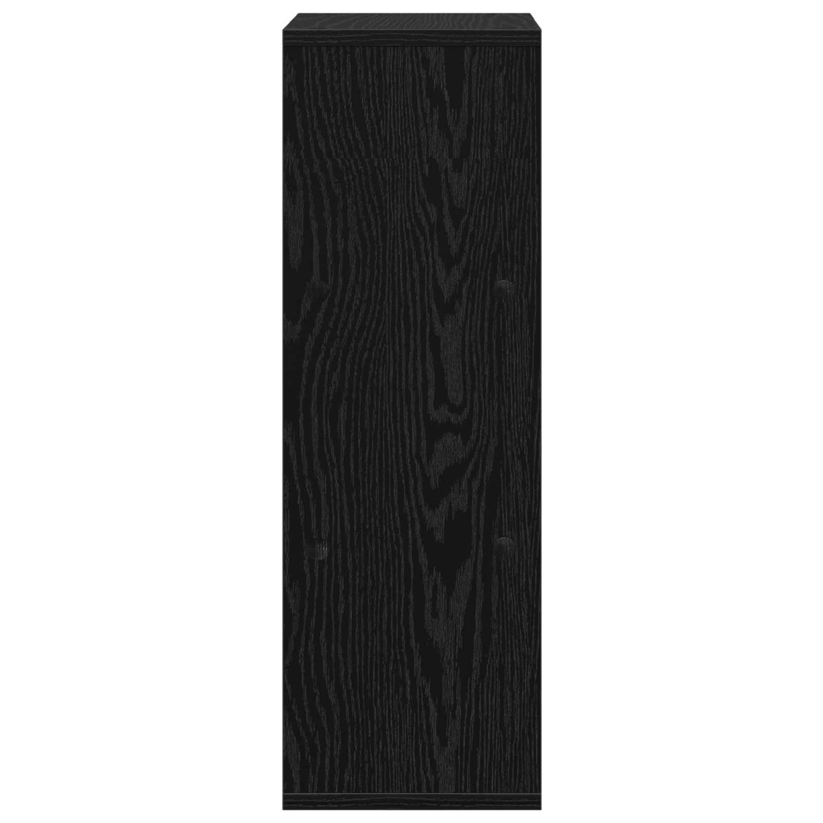 vidaXL Πλαϊνό γραφείο με συρτάρι Μαύρη Οξυά 25,5 x 22 x 69,5 εκ