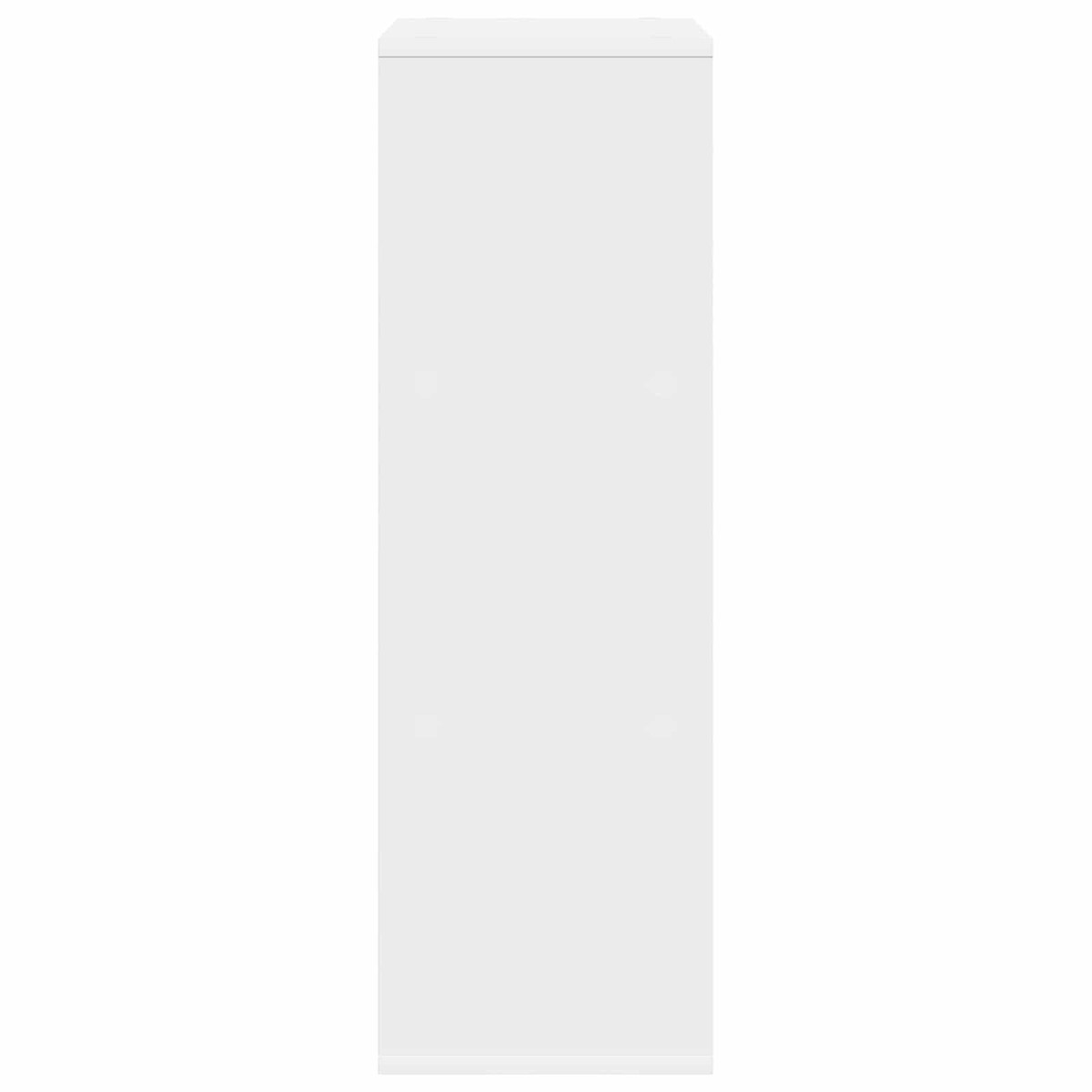 vidaXL Πλαϊνό γραφείο με συρτάρι Λευκό 30,5 x 27 x 84,5 εκ