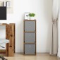 vidaXL Πλαϊνό γραφείο με συρτάρι Παλιό ξύλο 30,5 x 27 x 84,5 εκ