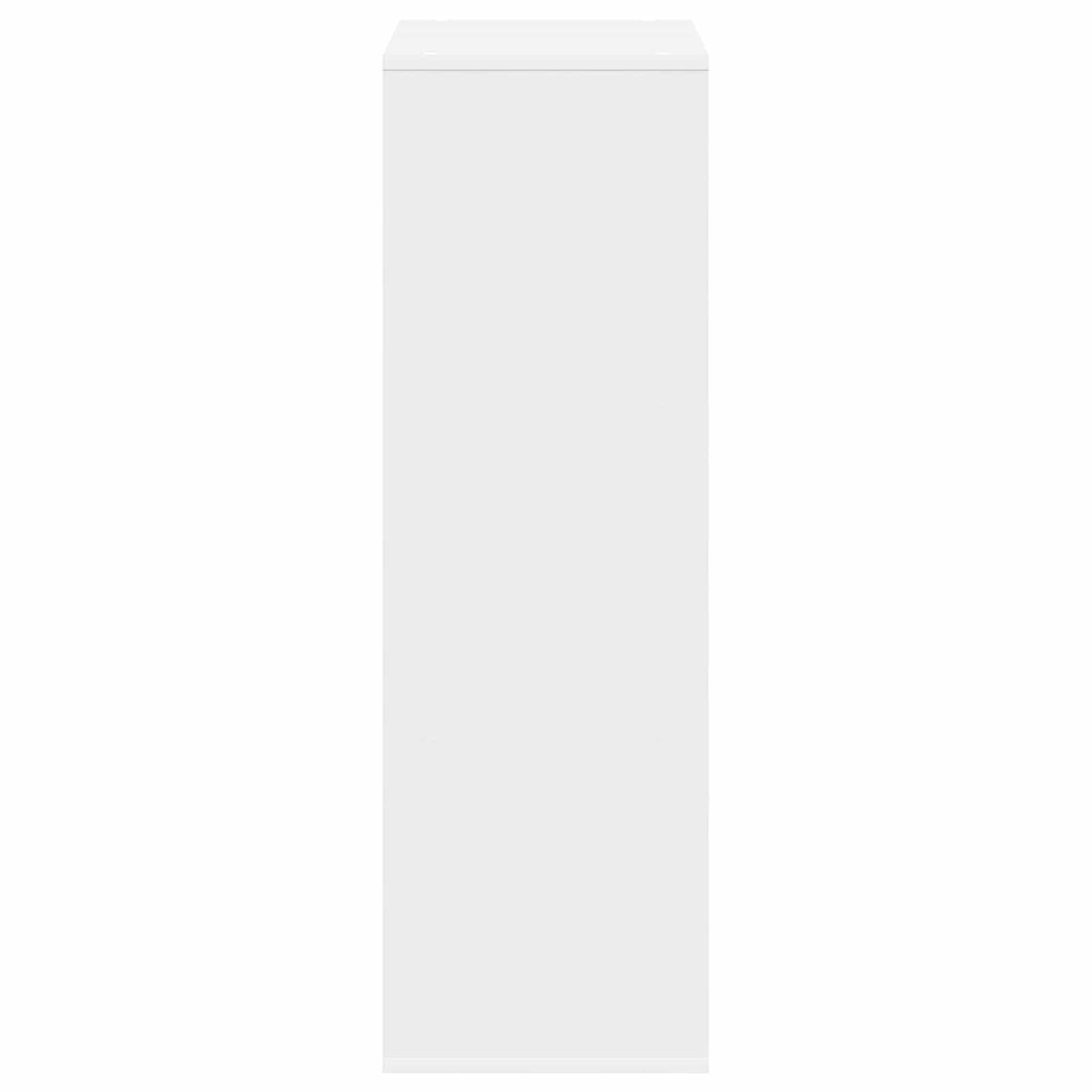vidaXL Πλαϊνό γραφείο με συρτάρι Λευκό 35 x 32 x 99,5 εκ