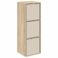 vidaXL Πλαϊνό γραφείο με συρτάρι Δρύς Sonoma 35 x 32 x 99,5 εκ