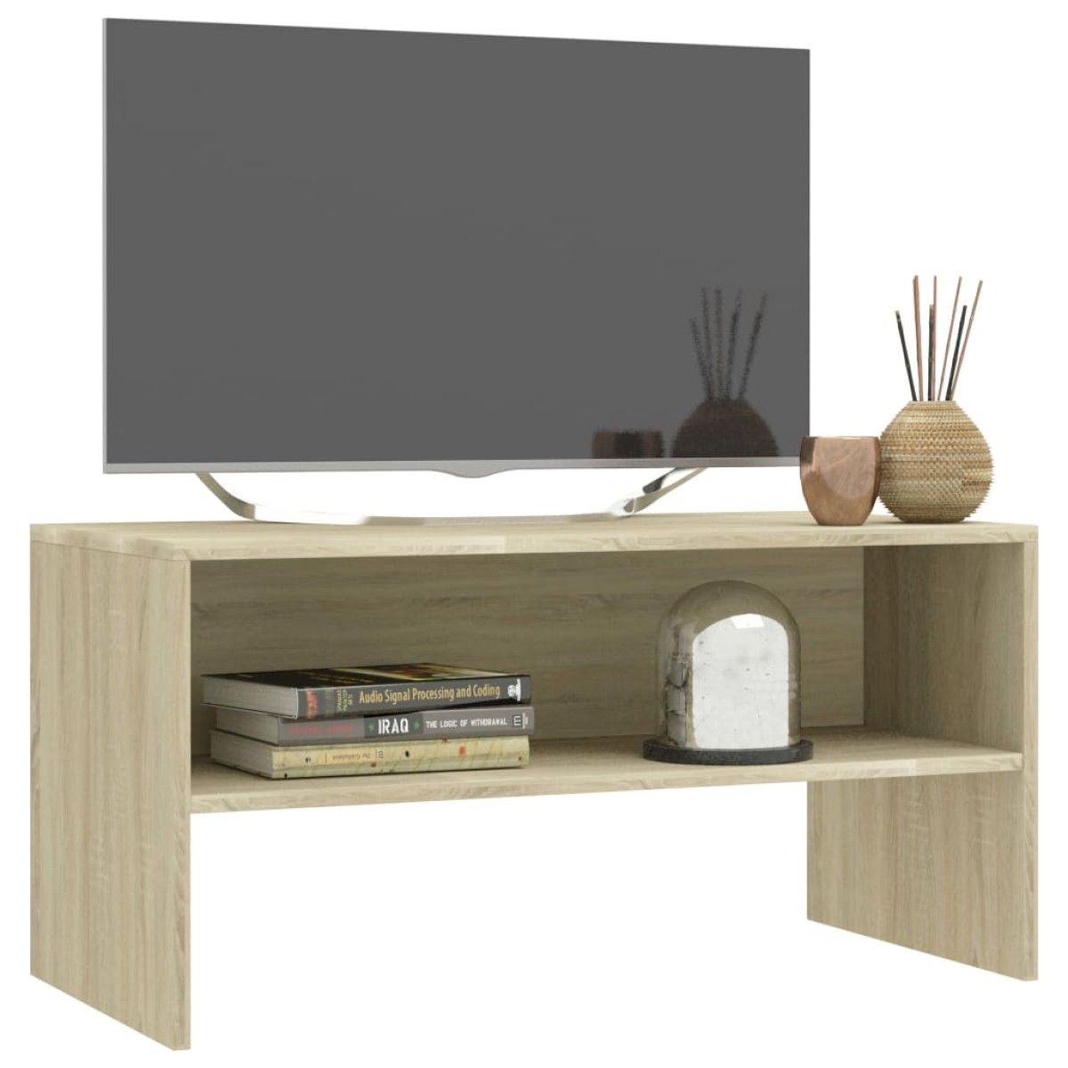 vidaXL Έπιπλο Τηλεόρασης Sonoma Δρυς 80 x 40 x 40 εκ. από Μοριοσανίδα