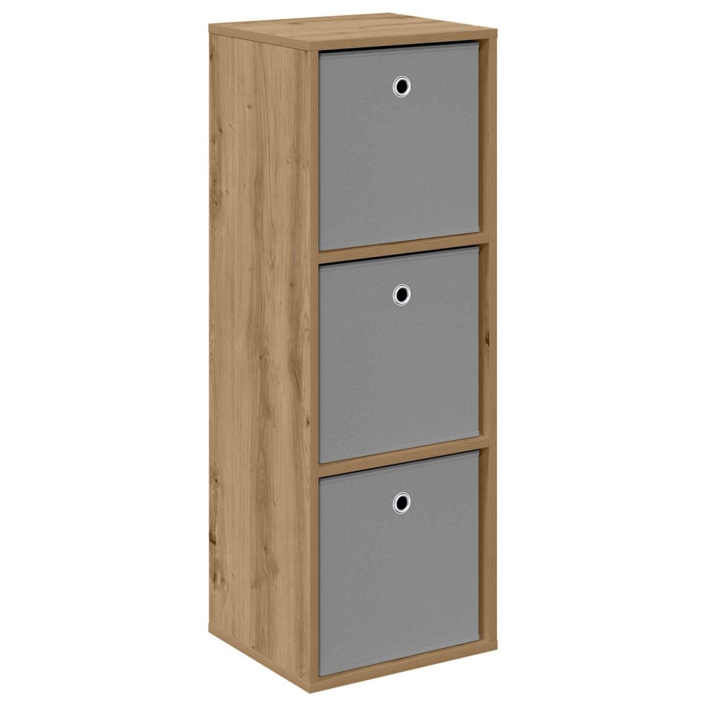 vidaXL Πλαϊνό γραφείο Artisan Oak 35 x 32 x 99,5 εκ