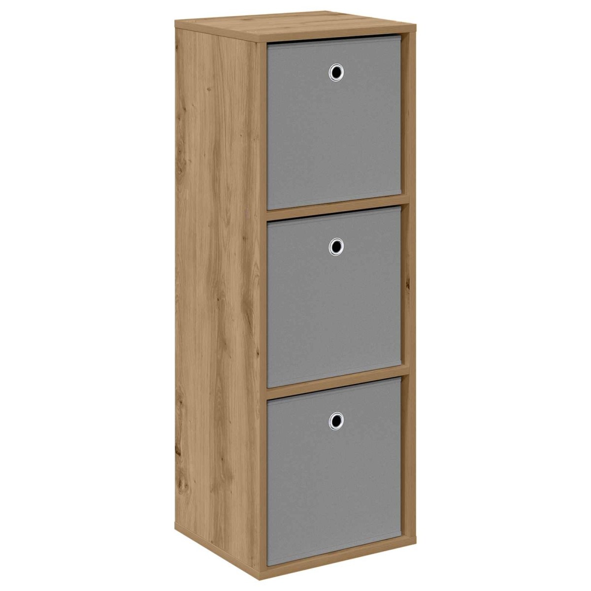 vidaXL Πλαϊνό γραφείο Artisan Oak 35 x 32 x 99,5 εκ