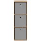 vidaXL Πλαϊνό γραφείο Artisan Oak 35 x 32 x 99,5 εκ