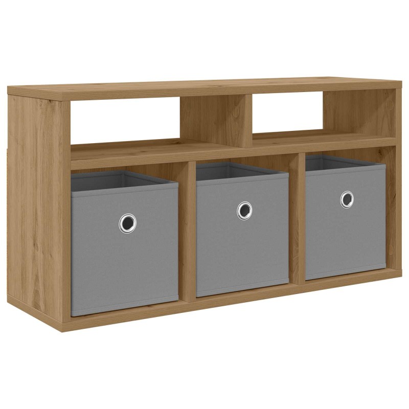 vidaXL Χαμηλό γραφείο 72 x 22,5 x 38 εκ Artisan Oak