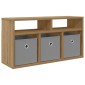 vidaXL Χαμηλό γραφείο 72 x 22,5 x 38 εκ Artisan Oak