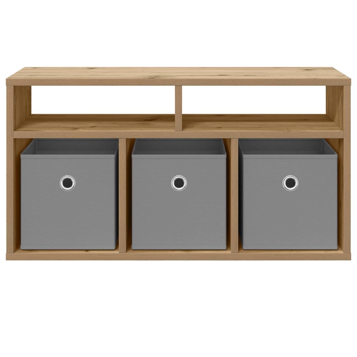 vidaXL Χαμηλό γραφείο 72 x 22,5 x 38 εκ Artisan Oak