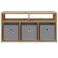 vidaXL Χαμηλό γραφείο 72 x 22,5 x 38 εκ Artisan Oak