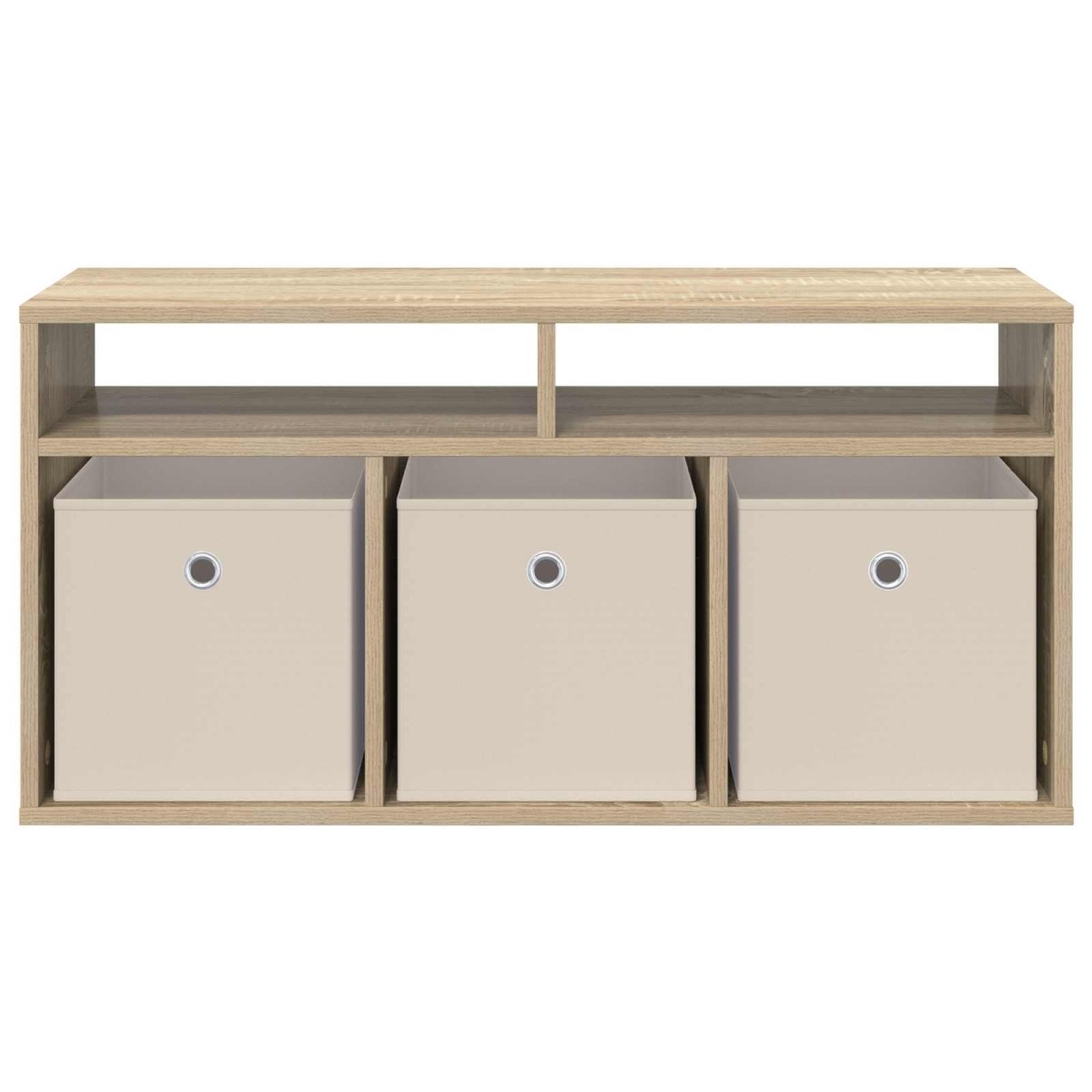 vidaXL Χαμηλό γραφείο με συρτάρι Δρύς Sonoma 87 x 27,5 x 43 εκ