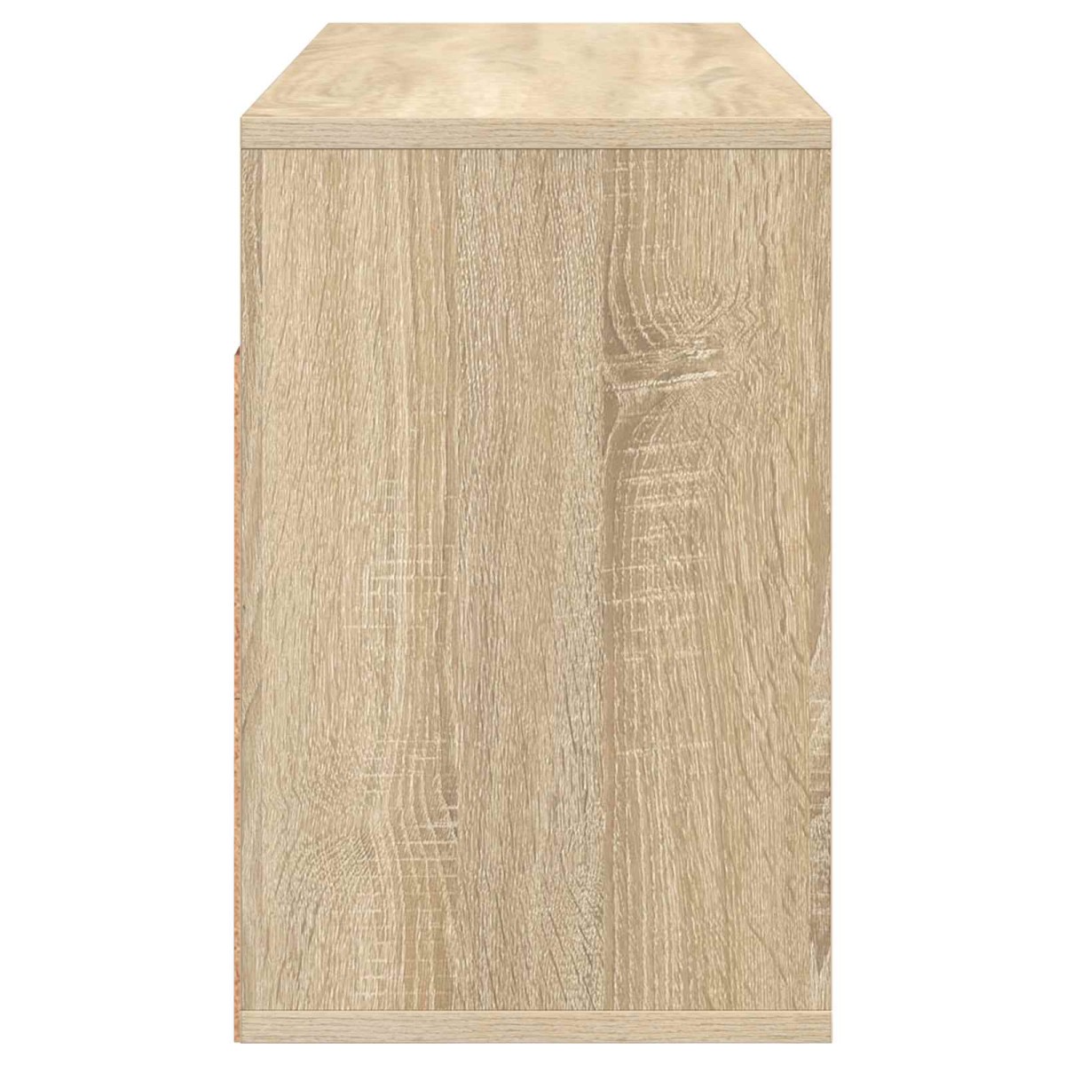 vidaXL Χαμηλό γραφείο με συρτάρι Δρύς Sonoma 87 x 27,5 x 43 εκ