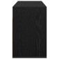 vidaXL Χαμηλό γραφείο με συρτάρι Μαύρη Οξυά 102 x 32 x 48,5 εκ.