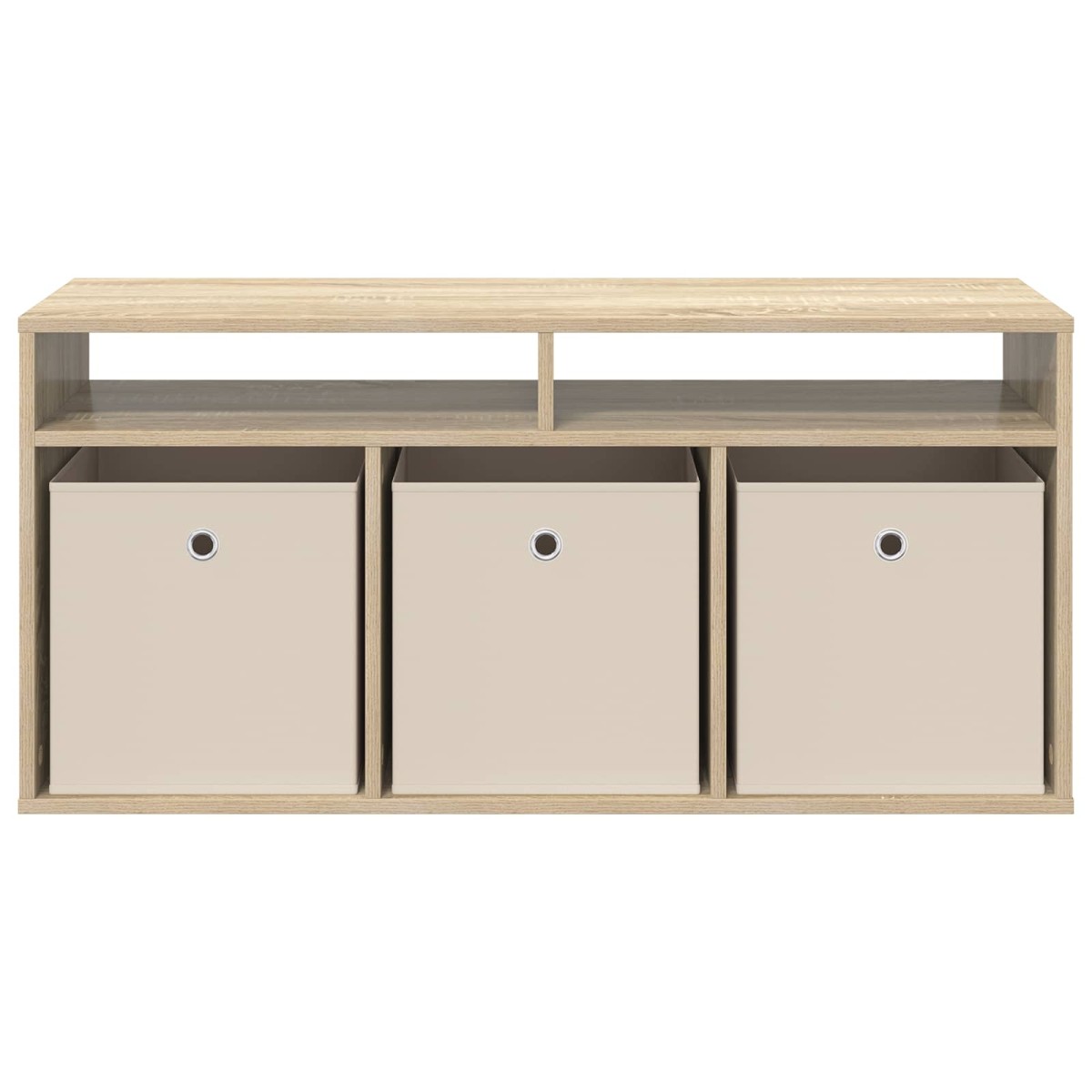 vidaXL Χαμηλό γραφείο με συρτάρι Δρύς Sonoma 102 x 32 x 48,5 εκ.