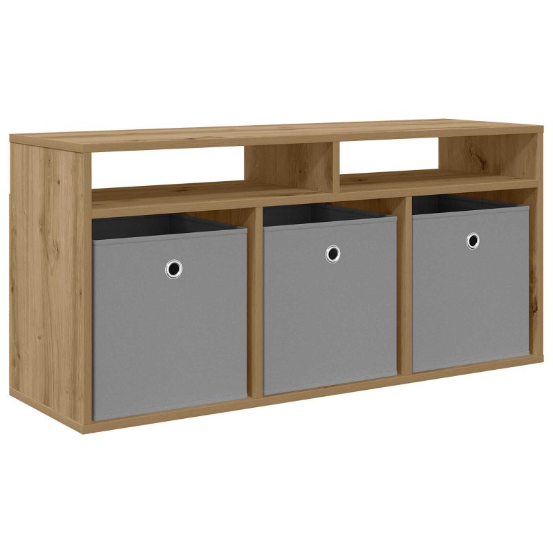 vidaXL Χαμηλό γραφείο 102 x 32 x 48,5 εκ. Artisan Oak