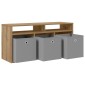 vidaXL Χαμηλό γραφείο 102 x 32 x 48,5 εκ. Artisan Oak