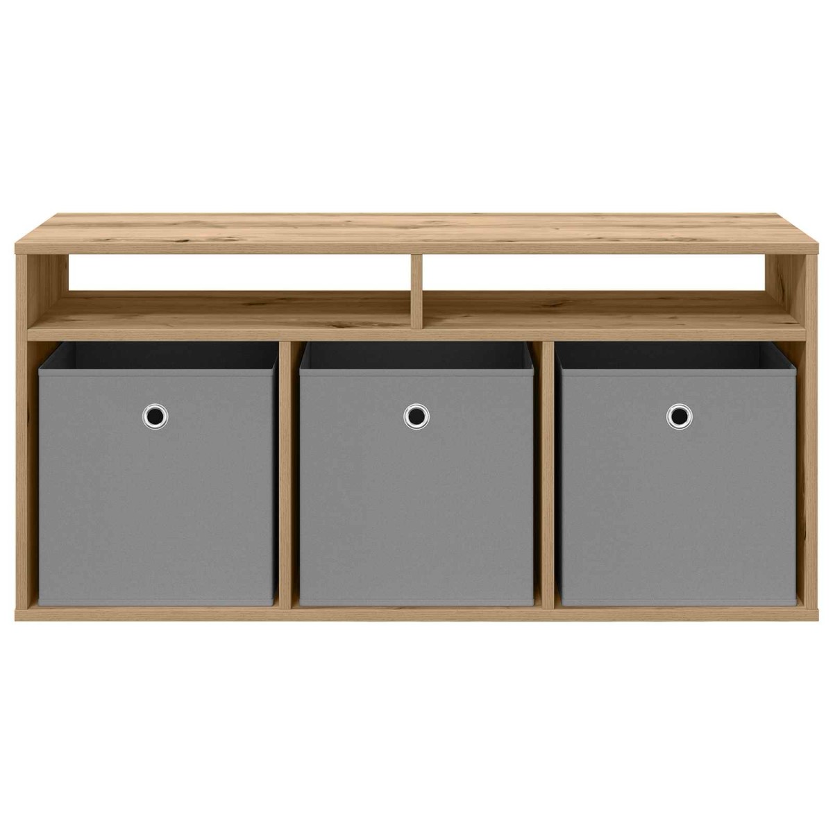 vidaXL Χαμηλό γραφείο 102 x 32 x 48,5 εκ. Artisan Oak