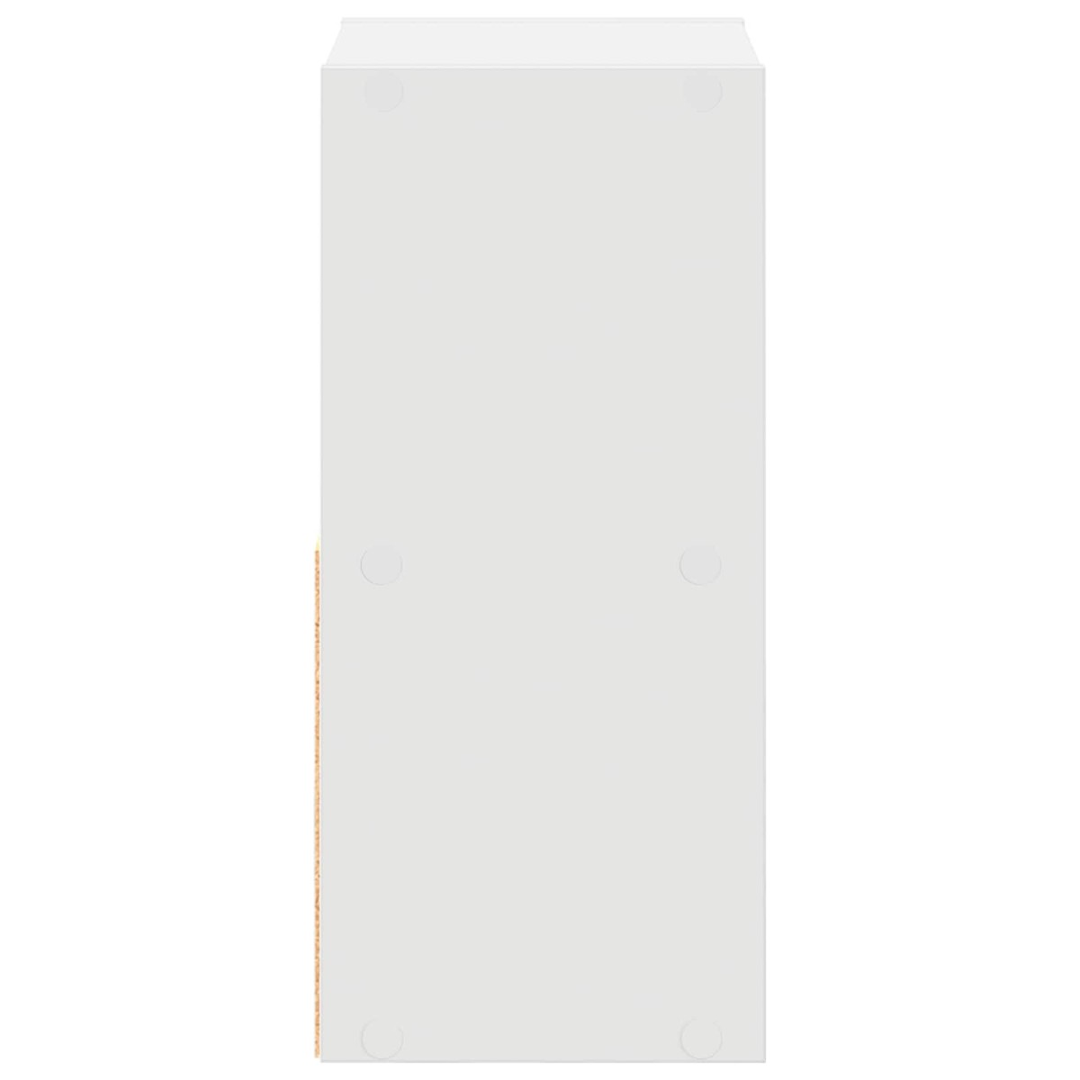 vidaXL Κομοδίνο 2 τμχ. Λευκό 25,5 x 22 x 49,5 εκ Επεξεργασμένο Ξύλο