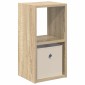 vidaXL Κομοδίνο Δρύς Sonoma 25,5 x 22 x 49,5 εκ Επεξεργασμένο Ξύλο