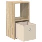 vidaXL Κομοδίνο Δρύς Sonoma 25,5 x 22 x 49,5 εκ Επεξεργασμένο Ξύλο
