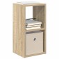 vidaXL Κομοδίνο 2 τμχ. Δρύς Sonoma 25,5 x 22 x 49,5 εκ