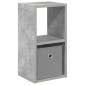 vidaXL Κομοδίνο Σκυρόδεμα Γκρι 25,5 x 22 x 49,5 εκ Επεξεργασμένο Ξύλο