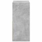 vidaXL Κομοδίνο Σκυρόδεμα Γκρι 25,5 x 22 x 49,5 εκ Επεξεργασμένο Ξύλο