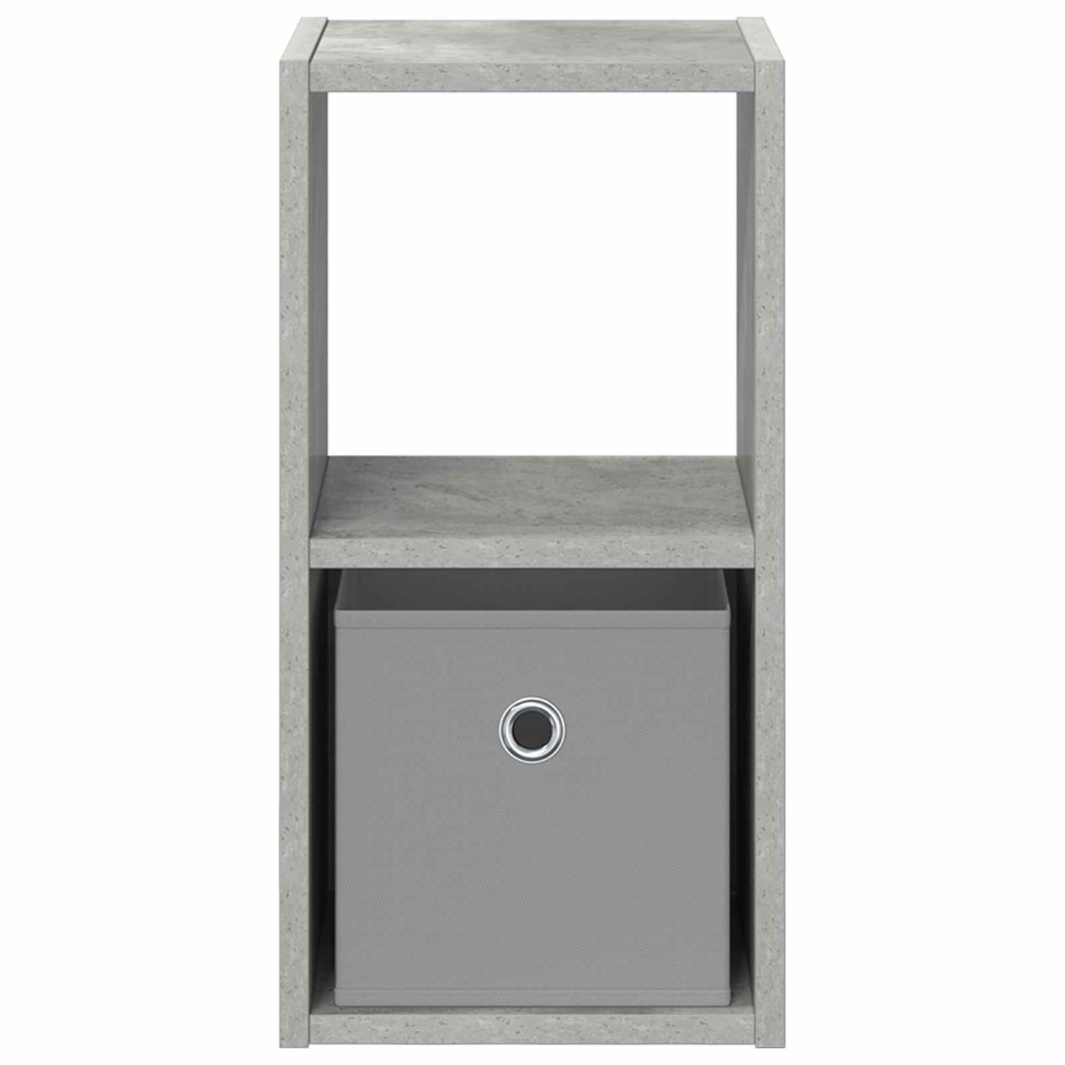 vidaXL Κομοδίνο 2 τμχ. Σκυρόδεμα Γκρι 25,5 x 22 x 49,5 εκ