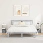 vidaXL Κομοδίνο 2 τμχ. Σκυρόδεμα Γκρι 25,5 x 22 x 49,5 εκ
