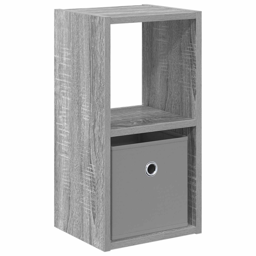 vidaXL Κομοδίνο Γκρίζο Σονομα 25,5 x 22 x 49,5 εκ Επεξεργασμένο Ξύλο